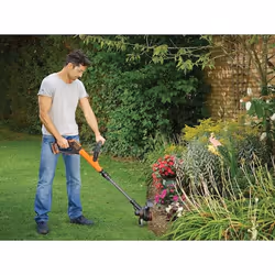 Black & Decker STC1820EPC-QW 28 cm 18 W Batterie Noir, Orange - Vue supplémentaire 4