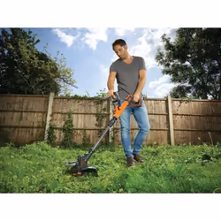 Black & Decker STC1820EPC-QW 28 cm 18 W Batterie Noir, Orange - Vue supplémentaire 6