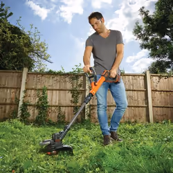 Black & Decker STC1840EPC débroussailleuse et coupe-bordure 30 cm Batterie Noir, Orange