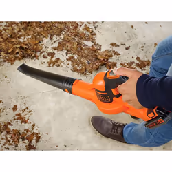 Black & Decker GWC1820PC souffleur de feuilles sans fil 209 km/h Noir, Orange 18 V Lithium