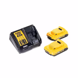 DeWALT DCB115D2-QW, Ensemble de batterie et de chargeur, 2 Ah, DeWalt, Noir, Jaune, 2 pièce(s)