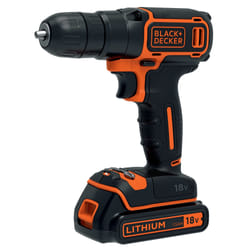 Black & Decker BDCD18K-QW perceuse 650 tr/min Noir, Orange