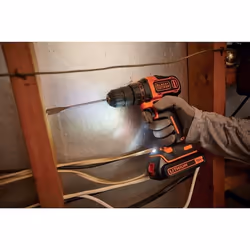 Black & Decker BDCDD186K-QW Noir, Orange - Vue supplémentaire 4
