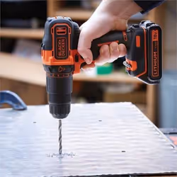 Black & Decker BDCHD18-QW perceuse 1400 tr/min Noir, Orange