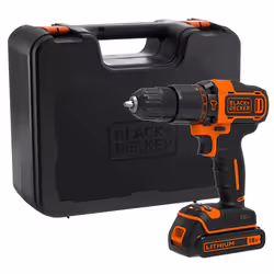 Black & Decker BDCHD18K-QW perceuse 1400 tr/min Noir, Orange - Vue supplémentaire 10