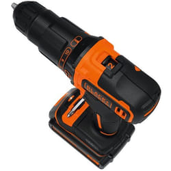 Black & Decker BDCHD18KB2-QW perceuse 1400 tr/min 1,3 kg Noir, Orange