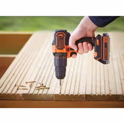 Black & Decker BDCHD18KB2-QW perceuse 1400 tr/min 1,3 kg Noir, Orange