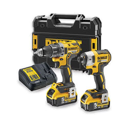 DeWALT DCK268P2T-QW visseuse électrique et visseuse à percussion Noir, Jaune