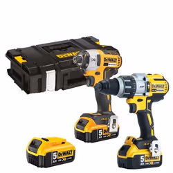 Ensemble d'outils DeWalt DCK276P3; (DCD996 + DCF887); 18 V; 3x5,0 Ah accu.