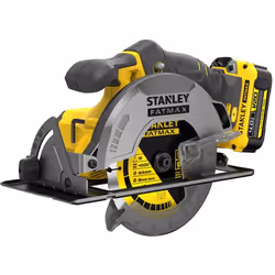 Scie circulaire sans fil Stanley SFMCS500M2K-QW; 18 V; 2x4,0 Ah accu.