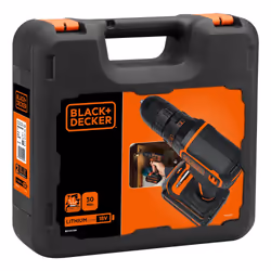 Black & Decker BDCDC18K-QW perceuse Noir, Orange - Vue supplémentaire 4