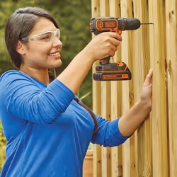 Perceuse Black & Decker BDCDC18K1B-QW; 18 V; 2x1,5 Ah accu.
