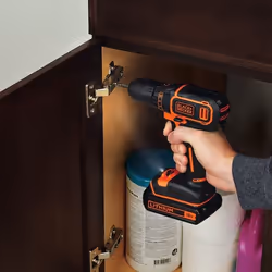 Perceuse Black & Decker BDCDC18K1B-QW; 18 V; 2x1,5 Ah accu.