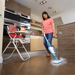 Black & Decker 9IN1 Steam-mop Steam mop 0,5 L 1300 W Turquoise, Blanc