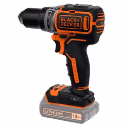 Black & Decker BL186N 1650 tr/min Sans clé Noir, Orange