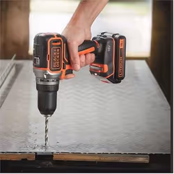 Black & Decker BL186N 1650 tr/min Sans clé Noir, Orange