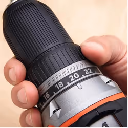 Black & Decker BL186N 1650 tr/min Sans clé Noir, Orange - Vue supplémentaire 4