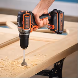 Black & Decker BL186N 1650 tr/min Sans clé Noir, Orange - Vue supplémentaire 5