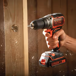 Black & Decker BL186K-QW visseuse électrique et visseuse à percussion 1650 tr/min Noir, Rouge