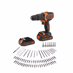 Black & Decker BDCHD18BAFC-QW perceuse 1400 tr/min Noir, Orange
