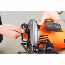 Black & Decker CS1550-QS scie circulaire portative 19 cm Noir, Orange 5500 tr/min 1500 W - Vue supplémentaire 4