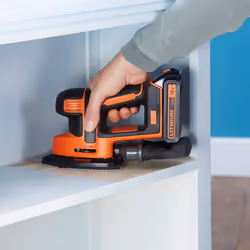 Black & Decker BDCDS18-QW ponceuse portative 24000 tr/min Noir, Orange - Vue supplémentaire 8