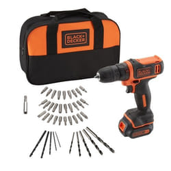 Black & Decker BDCDD121SA 550 tr/min Noir, Orange