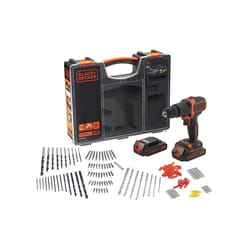 Black & Decker BDCHD18BOA perceuse 1400 tr/min Sans clé Noir, Orange