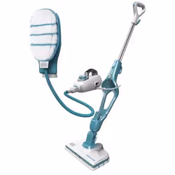 Black & Decker FSMH1321JSM, Nettoyeur vapeur portable, 0,5 L, Turquoise, Blanc, 6 m, 1300 W, Sol dur