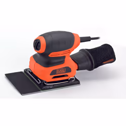 Black & Decker KA401LA Ponceuse orbitale 14000 tr/min Noir, Orange