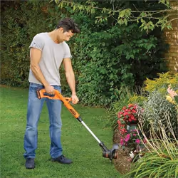Black & Decker ST182320 débroussailleuse et coupe-bordure Batterie Noir, Orange