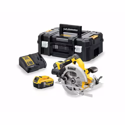 DeWALT DCS570P2-QW, Métal, Plastique, Bois, Argent, Jaune, Aluminium, 18,4 cm, 5500 tr/min, 1,6 cm