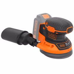 Black & Decker BDCROS18N-XJ ponceuse portative Ponceuse orbitale 12000 tr/min Noir, Orange