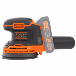 Black & Decker BDCROS18N-XJ ponceuse portative Ponceuse orbitale 12000 tr/min Noir, Orange - Vue supplémentaire 4