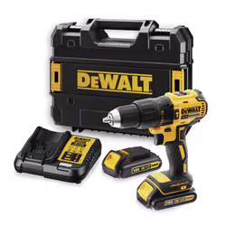 DeWALT DCD778S2T-QW, Perceuse à poignée pistolet, 1,3 cm, Batterie, Lithium-Ion (Li-Ion), 1,5 Ah, 18 V