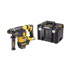 DeWALT DCH323NT-XJ, Noir, Jaune, 2,8 cm, 4390 tr/min, 2,8 J, 1,3 cm, 3 cm