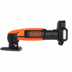 Black & Decker BDCDS12N-XJ ponceuse portative Ponceuse d'angle 11000 tr/min Noir, Orange