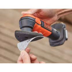 Black & Decker BDCDS12N-XJ ponceuse portative Ponceuse d'angle 11000 tr/min Noir, Orange - Vue supplémentaire 8