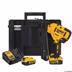 Cloueuse à batterie pour les chantiers de construction DeWalt DCN650P2; 18 V; 2x5,0 Ah accu.