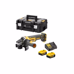 DeWALT DCG405P2-QW Meuleuse d'angle dcg405p2 18 V 5 Ah bürstenlos – Batteries Incluses