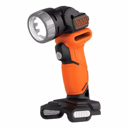Black & Decker BDCCF12N-XJ, Lampe torche, Noir, Orange, Boutons, LED, 1 lampe(s), 12 V