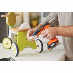 Black & Decker BDCGG12N-XJ pistolet et stylo à colle chaude Noir, Orange