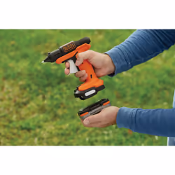 Black & Decker BDCGG12N-XJ pistolet et stylo à colle chaude Noir, Orange - Vue supplémentaire 7