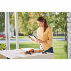 Black & Decker BDCGG12N-XJ pistolet et stylo à colle chaude Noir, Orange - Vue supplémentaire 8