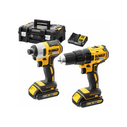 Ensemble d'outils DeWalt (DCD777 + DCF787); 18 V; 2x2,0 Ah accu.