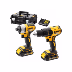 Ensemble d'outils DeWalt (DCD777 + DCF787); 18 V; 2x2,0 Ah accu.