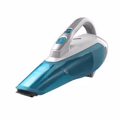 Black & Decker WDA315J, Sec&humide, Sans sac, Bleu, Blanc, 0,24 L, Batterie, 10 min