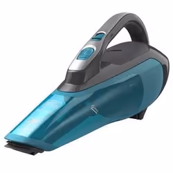 Black & Decker WDA320J, Sec&humide, Sans sac, Noir, Turquoise, 0,24 L, 0,24 L, Batterie