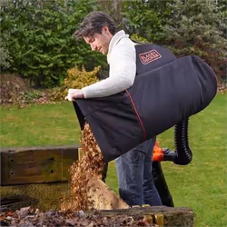 Black & Decker GWBP1 Sac à dos de collecte Noir, Orange 72 L - Vue supplémentaire 3
