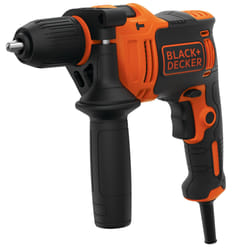 Black & Decker BEH710-QS perceuse 2800 tr/min Noir, Orange